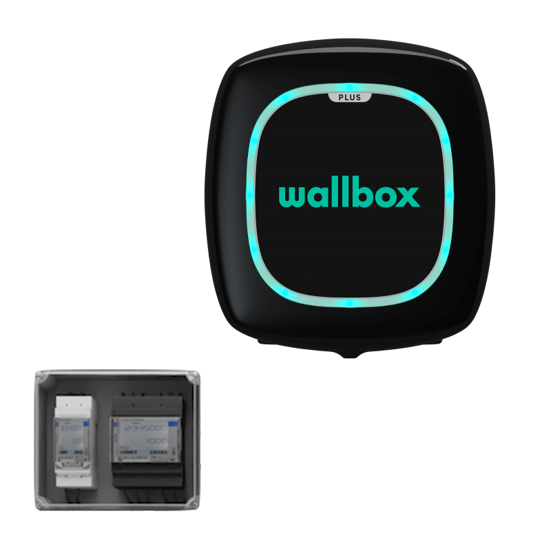 Kit borne de recharge Wallbox Pulsar Plus + Power Boost